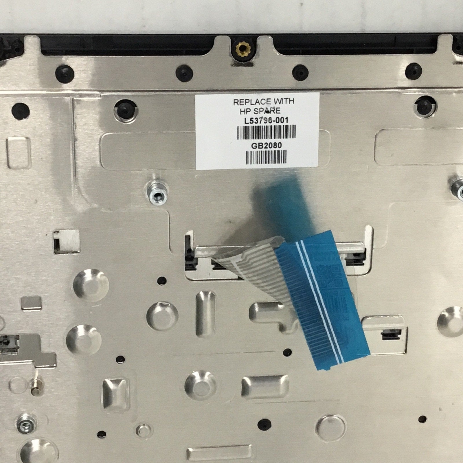 For Parts HP Pavilion X360 14-DH Palmrest with Keyboard Silver Edge L53796-001