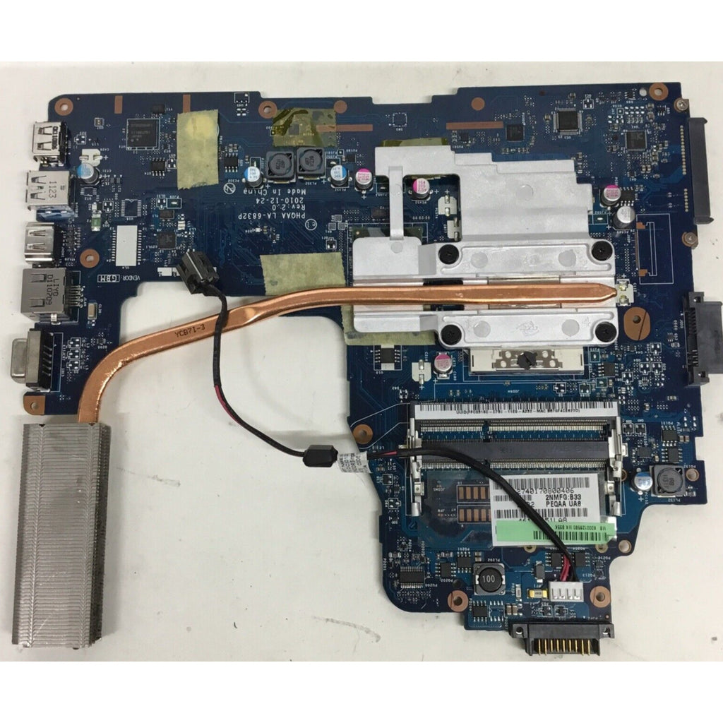 For Parts TOSHIBA Satellite P755-S5120 Motherboard LA-6832P W/Heatsink & CPU