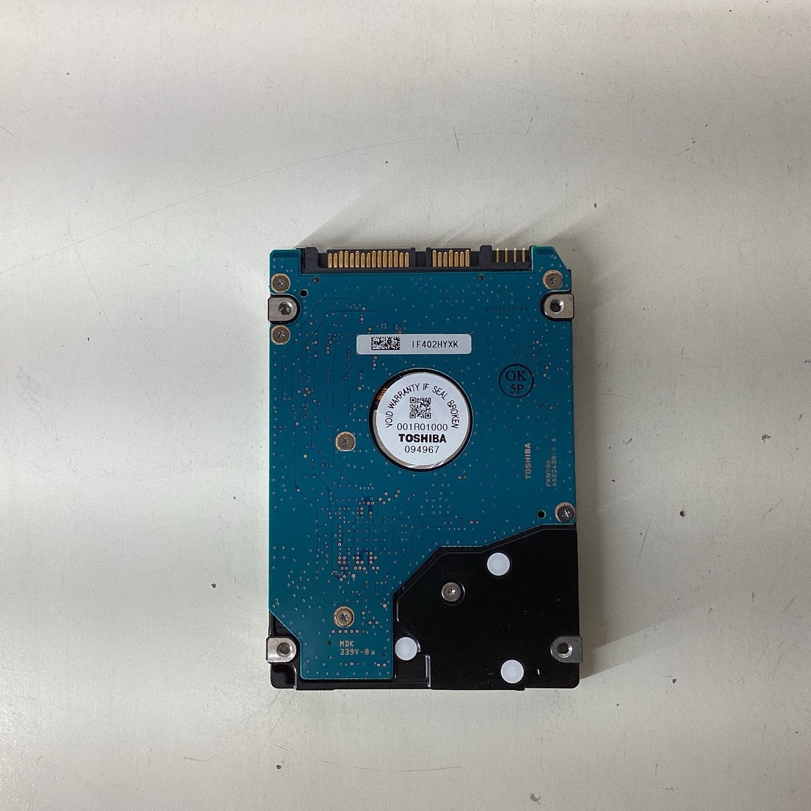 Toshiba MK1655GSX SATA 160GB 2.5 inch Hard Disk Drive 493442-001