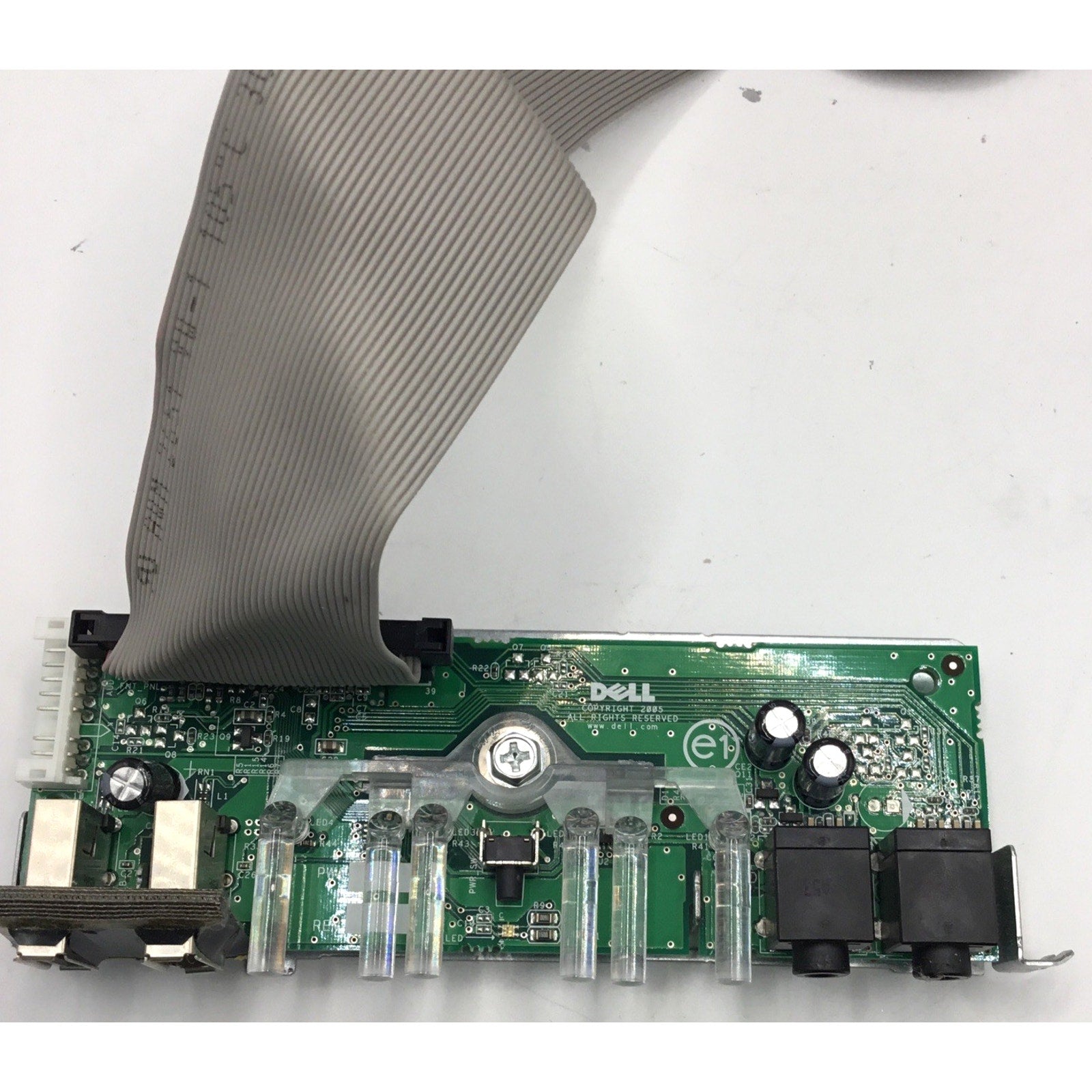 Dell OEM USB Audio Power Button Board w/ 40-Pin Ribbon Cable CN-0X8682-69861-67B