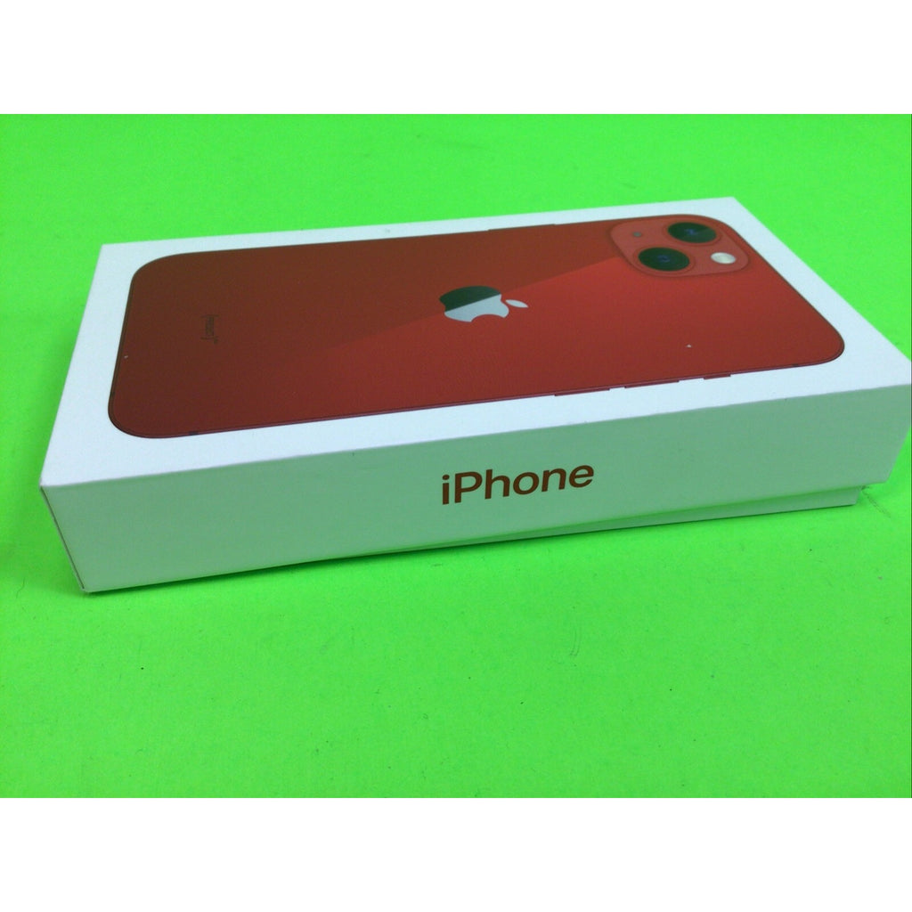 iPhone 13 Red 128GB Empty Retail Box w/Charging Cable