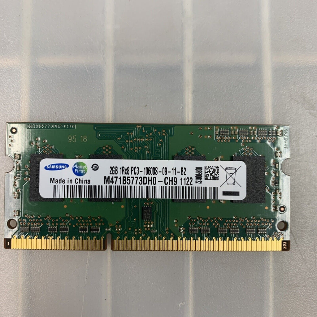 Samsung M471B5773DH0-CH9 2GB DDR3 1333 MHz DDR3 SDRAM Laptop Memory #B6