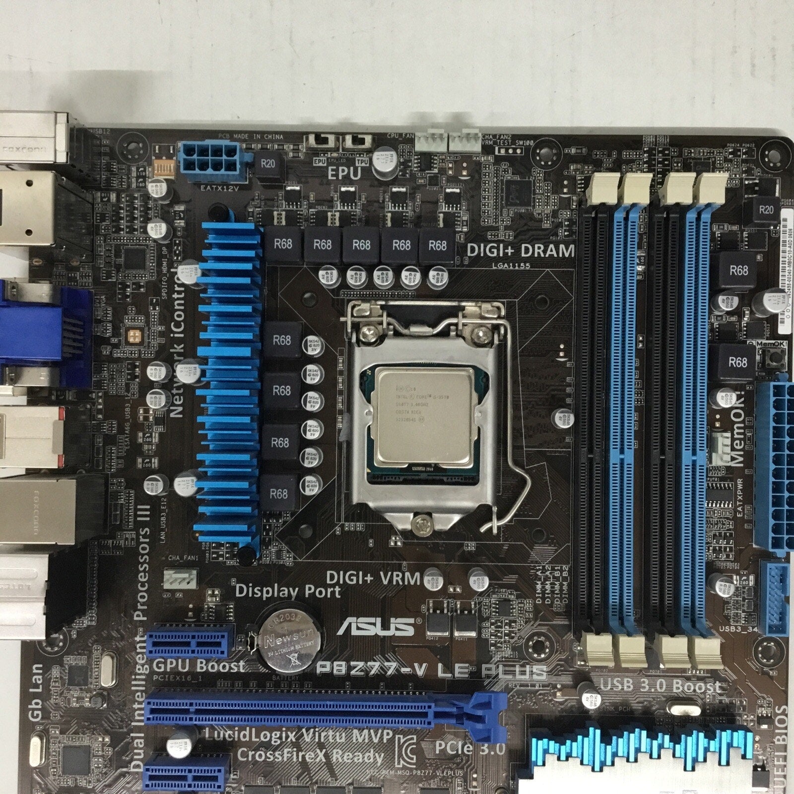 ASUS PBZ77-V Motherboard with I/O Shield