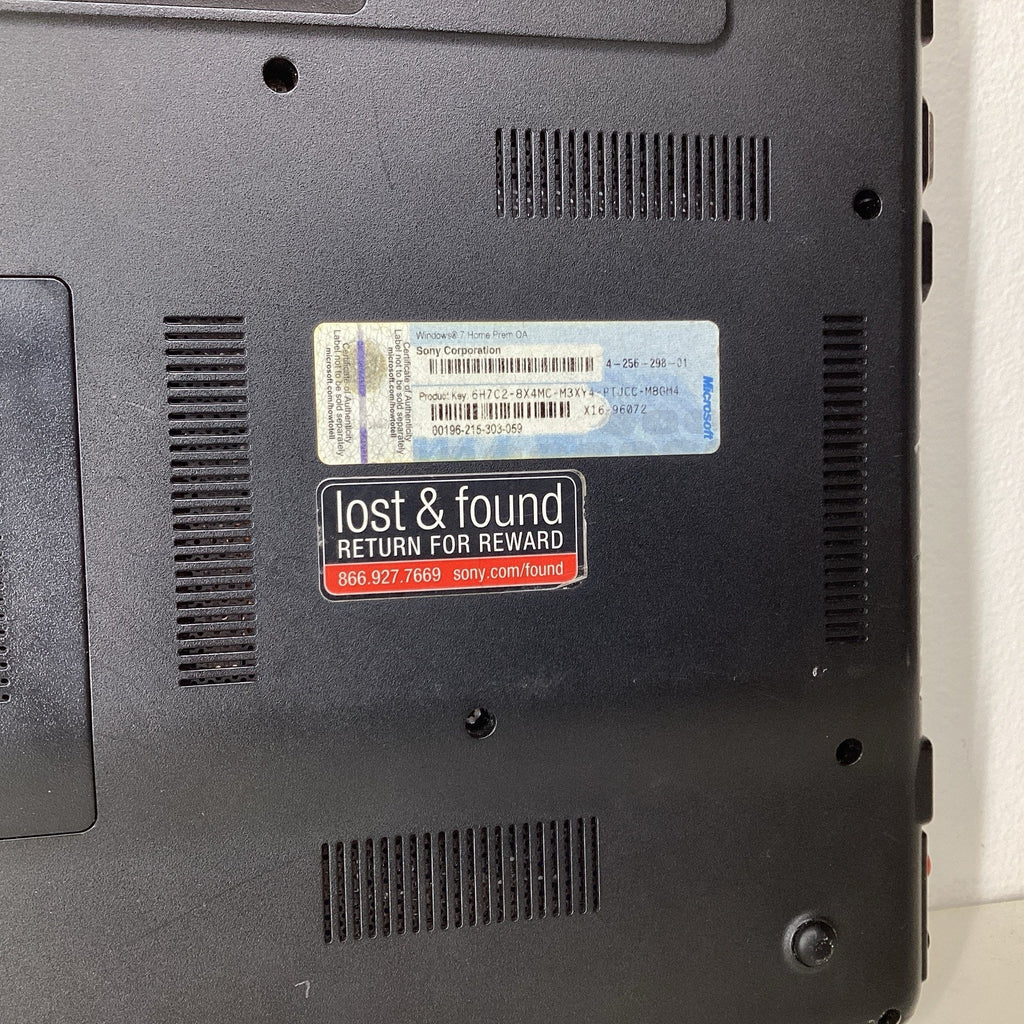 Sony VAIO PCG- 71912L 15.6" Laptop Intel Pentium 4GB RAM 500GB HDD - For Parts