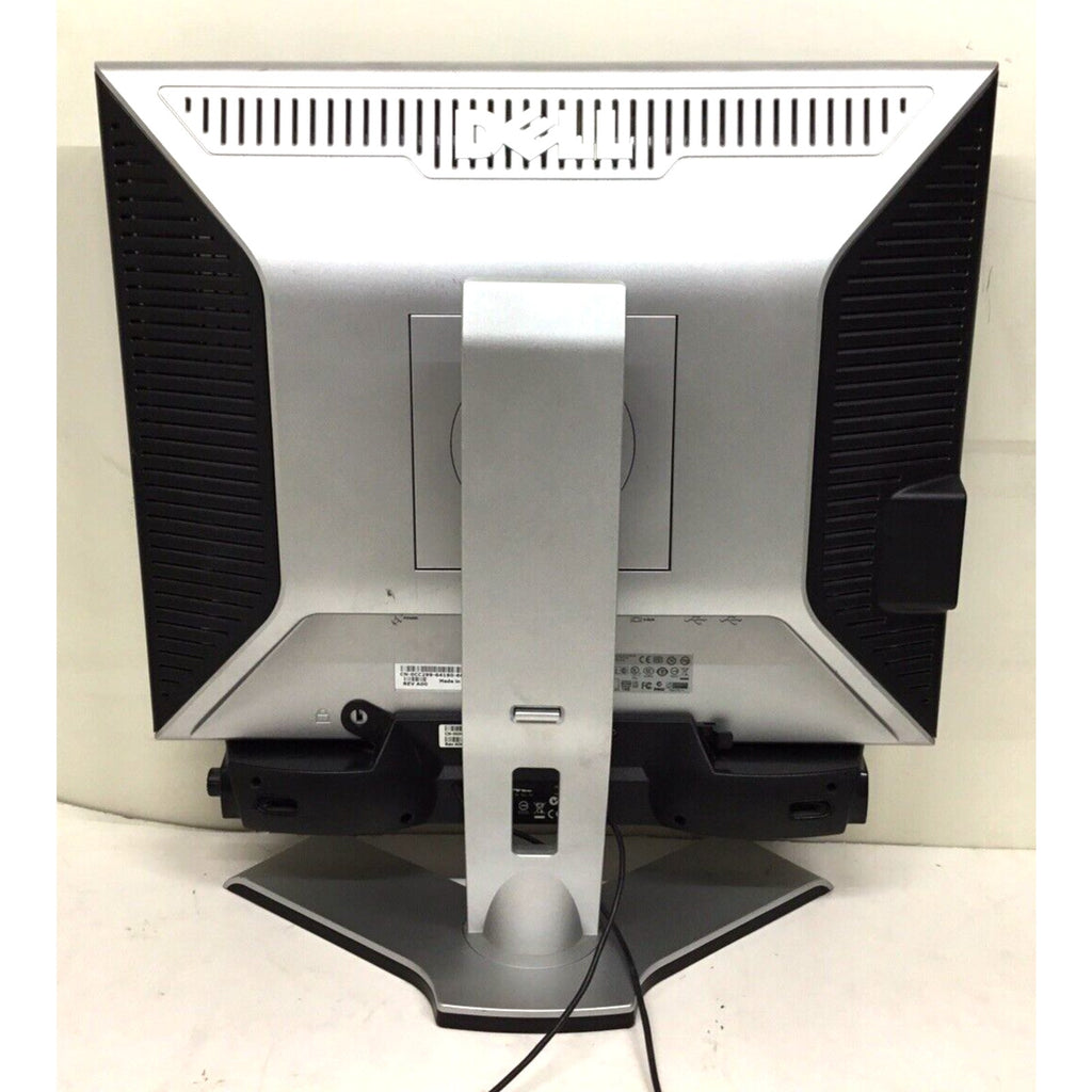 READ LOT OF 2 Dell 1907FPc 19" DVI 720p Rotating LCD Monitor w/USB 2.0 Hub Black