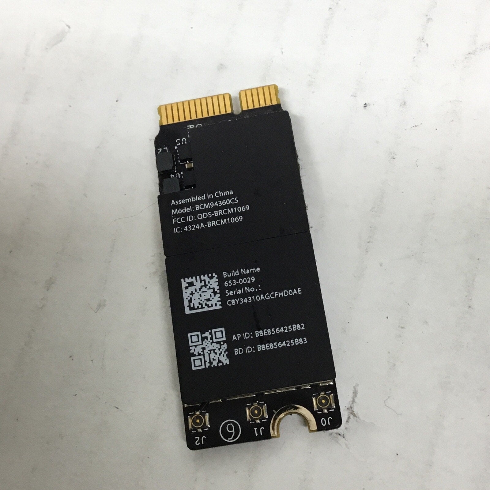 WiFi Bluetooth Airport Card 653-0029 BCM94360CSAX for Macbook Pro 13" A1502 2013