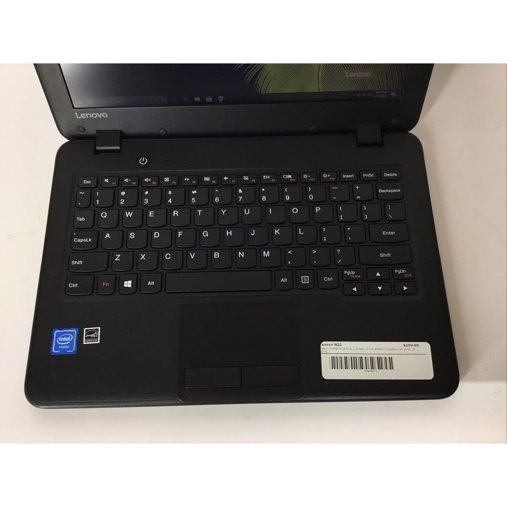 Lenovo N22 11.6" (16GB eMMC, Intel Celeron N3050, 1.60GHz, 4GB RAM, Windows 10)