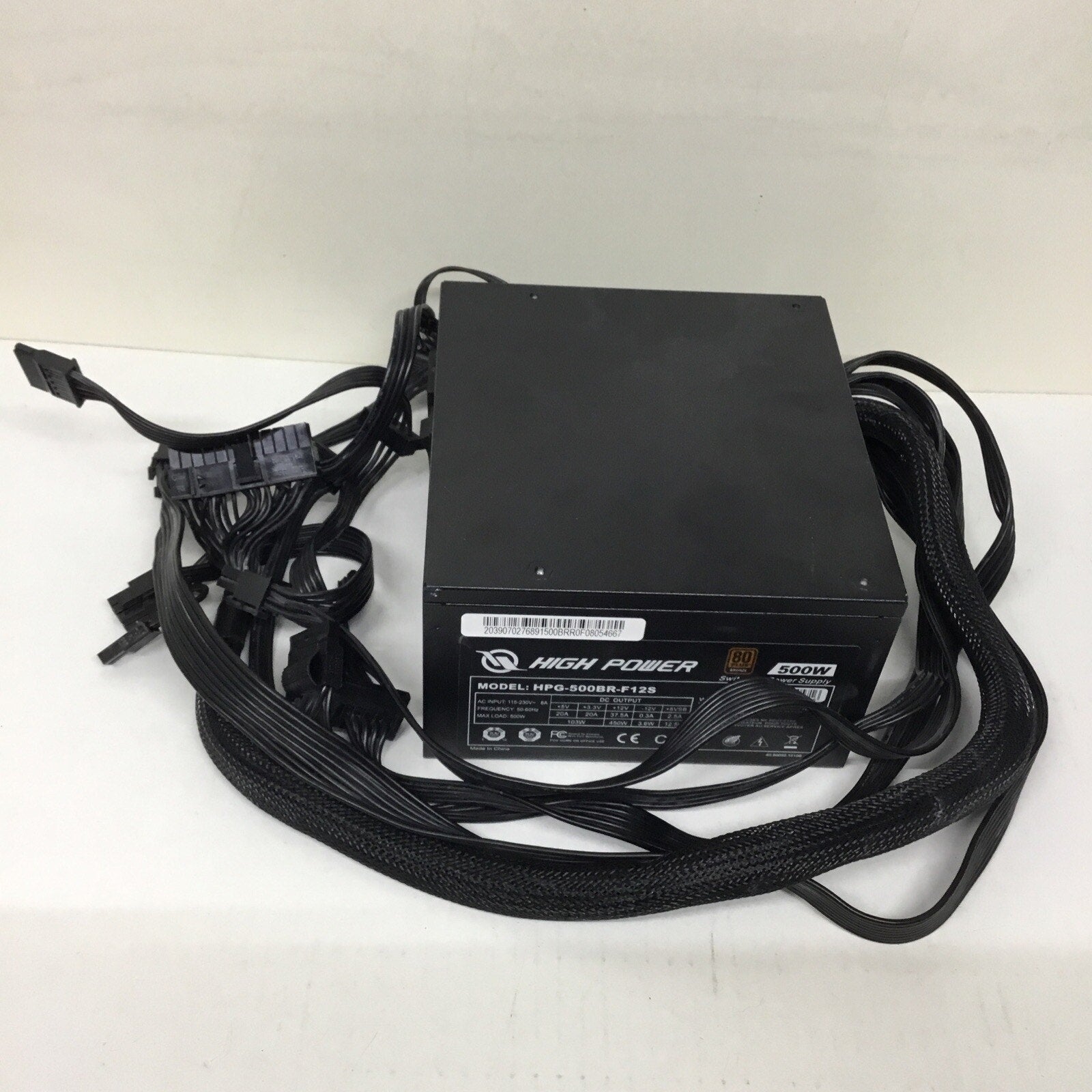 High Power HPG-500BR-F12S 500w 80 Plus Bronze PSU Power Supply