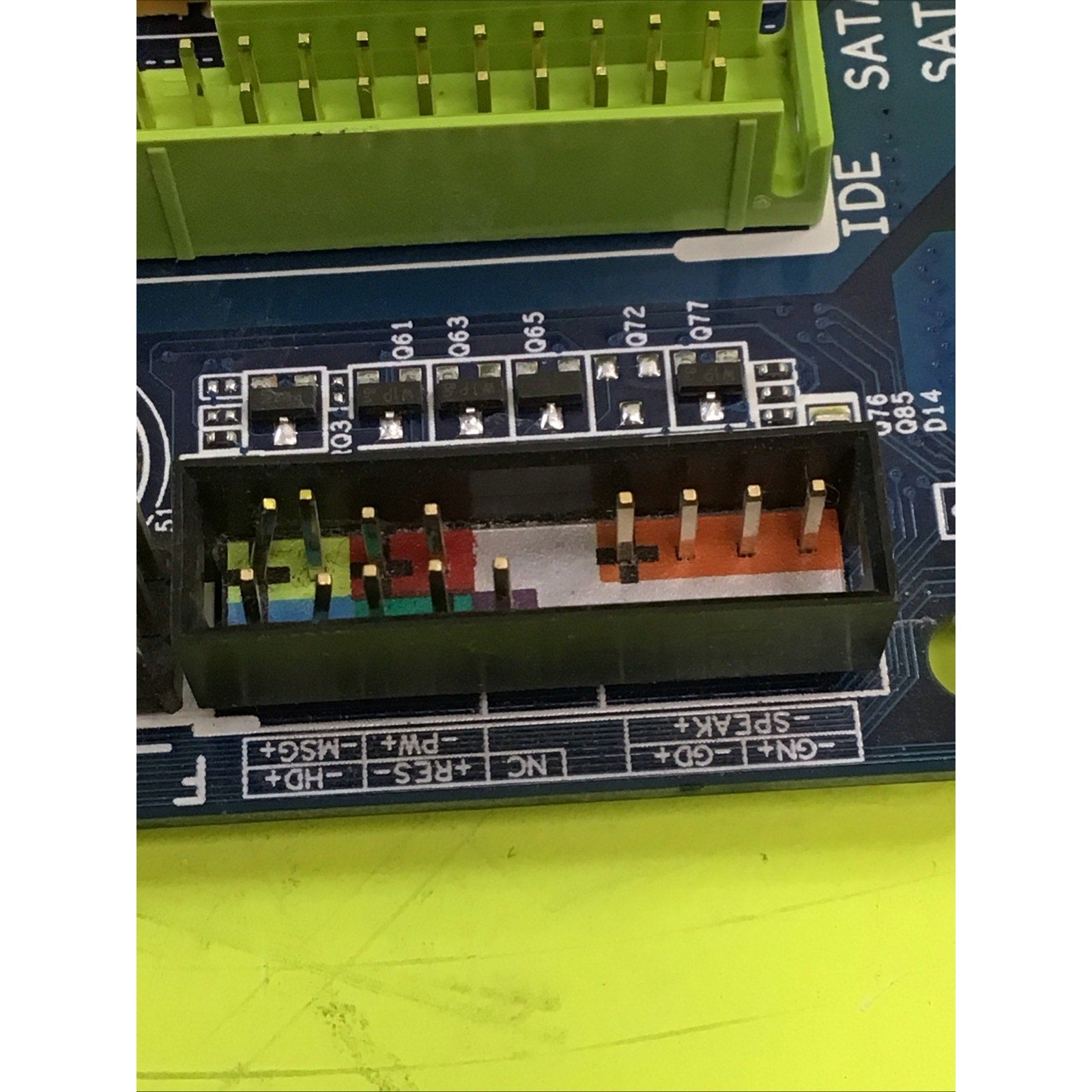 Gigabyte GA-EP45-UD3LR Socket 775 Motherboard Boots to BIOS FOR PARTS or REPAIR