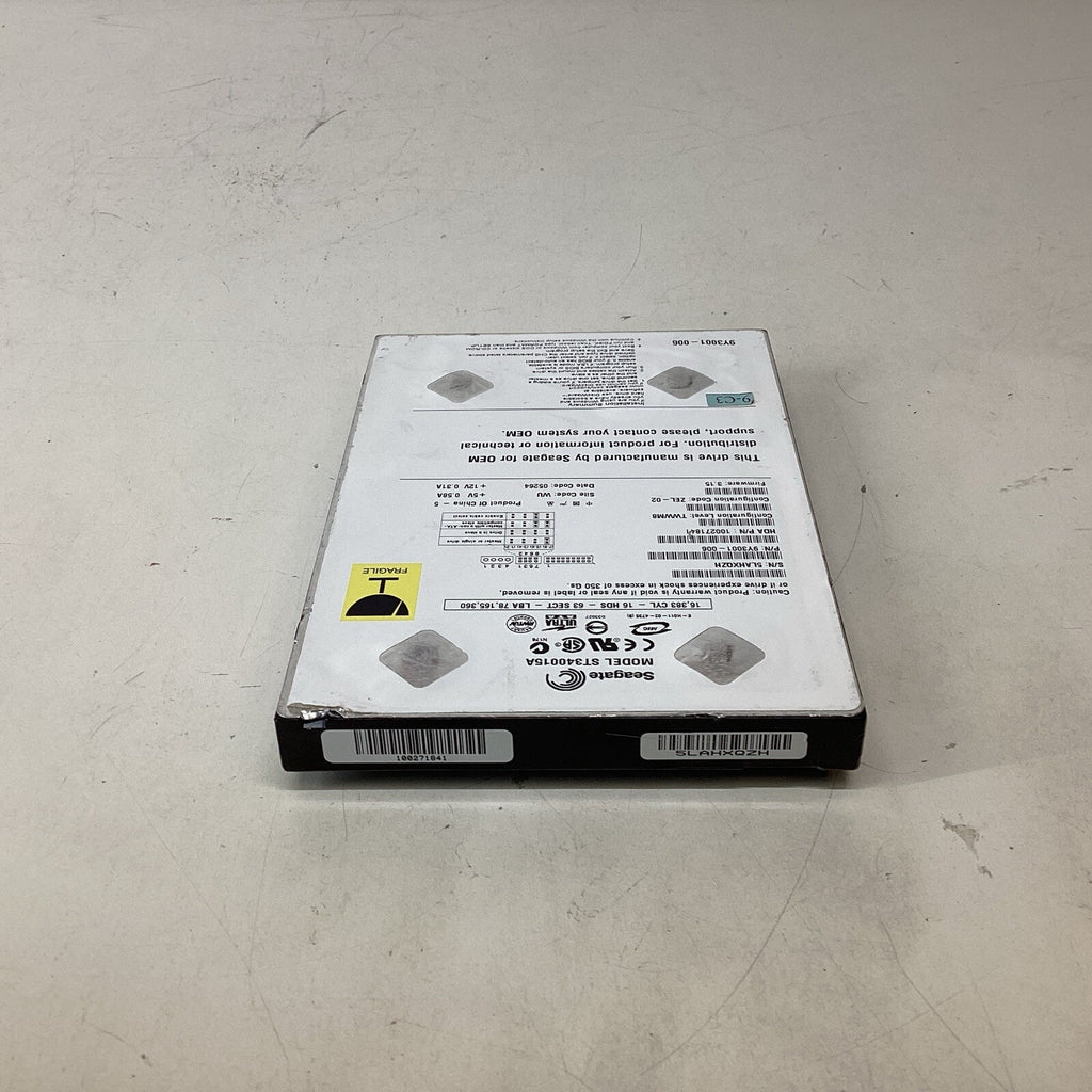 Seagate Barracuda 40GB 3.5" ST340015A Ultra ATA100 Hard Drive - For Parts