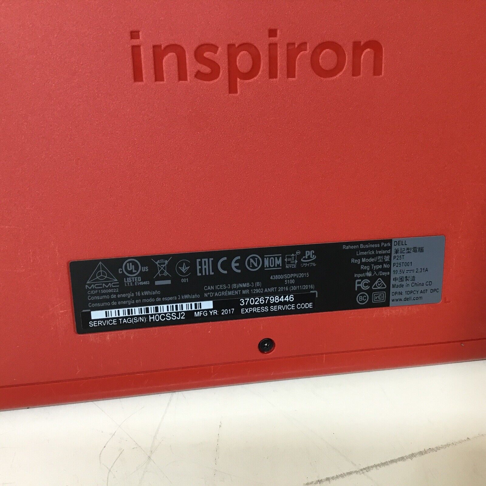 Dell Inspiron 11 3000 Series P25T001 Laptop - For Parts (Read Description)