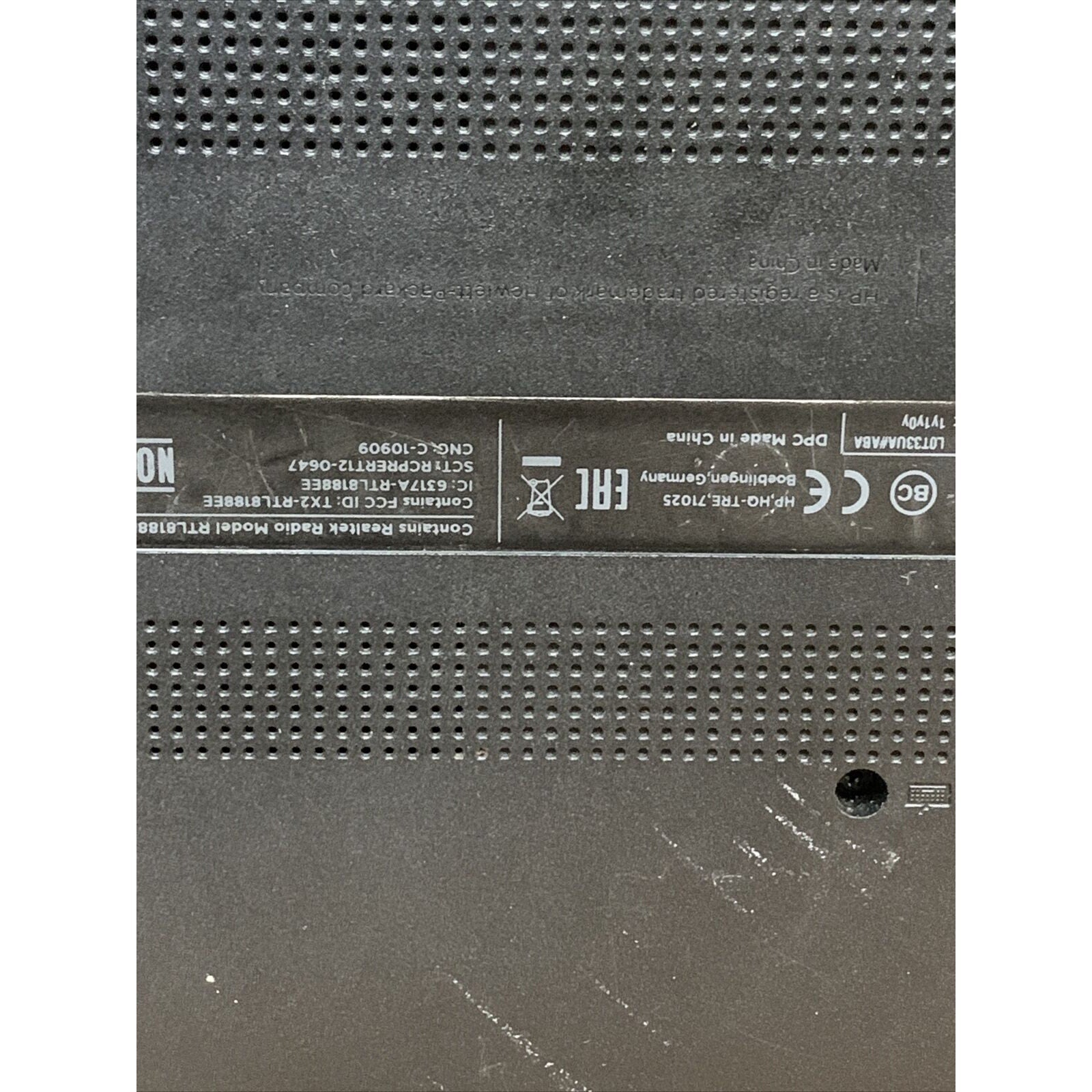 HP Notebook 15-f233wm Intel N3050 4GB/500GB - No Power Adapter - BOOTS READ