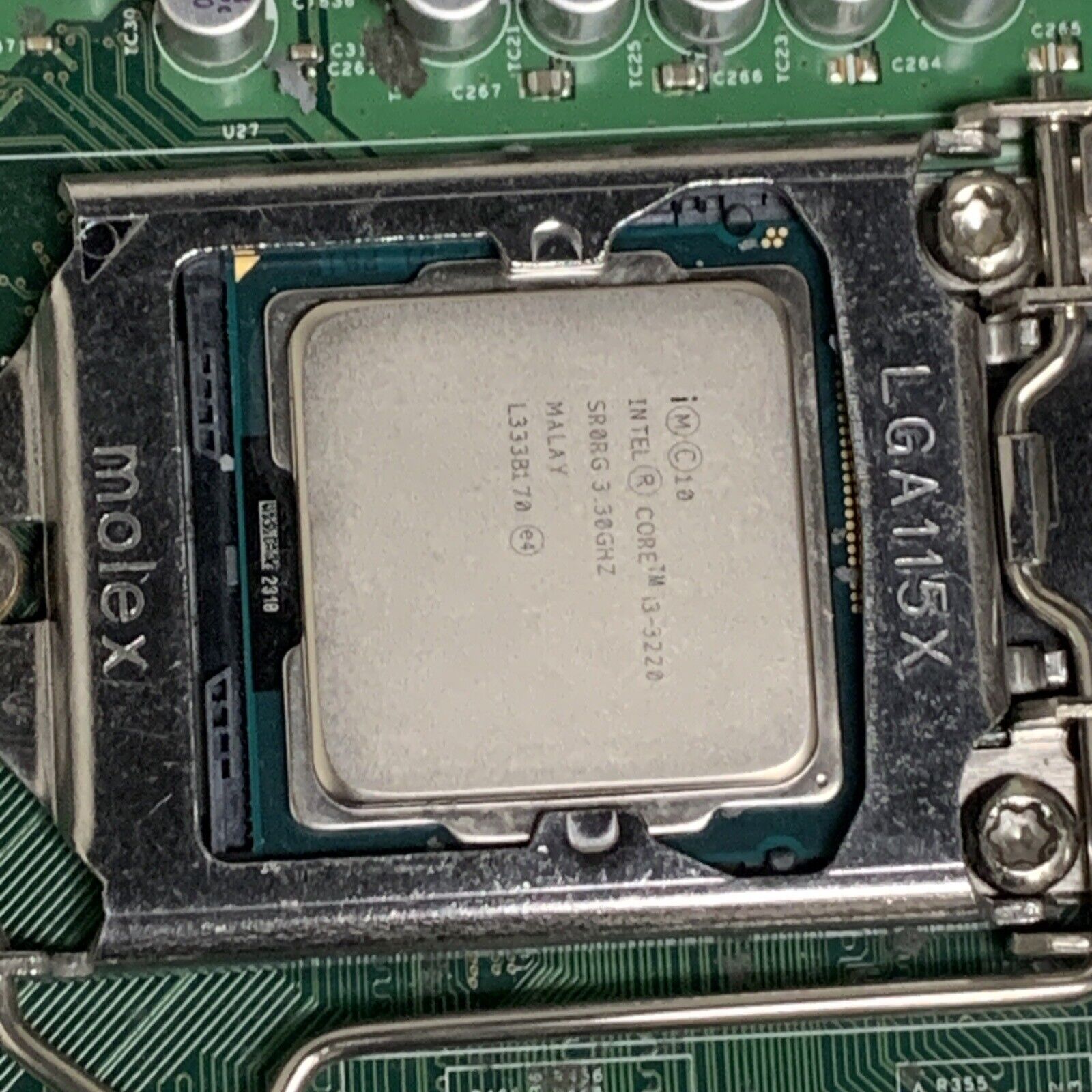 Dell 0T10XW Optiplex 3010 SFF Motherboard LGA1155 H61 T10XW W/ Intel I3-3220