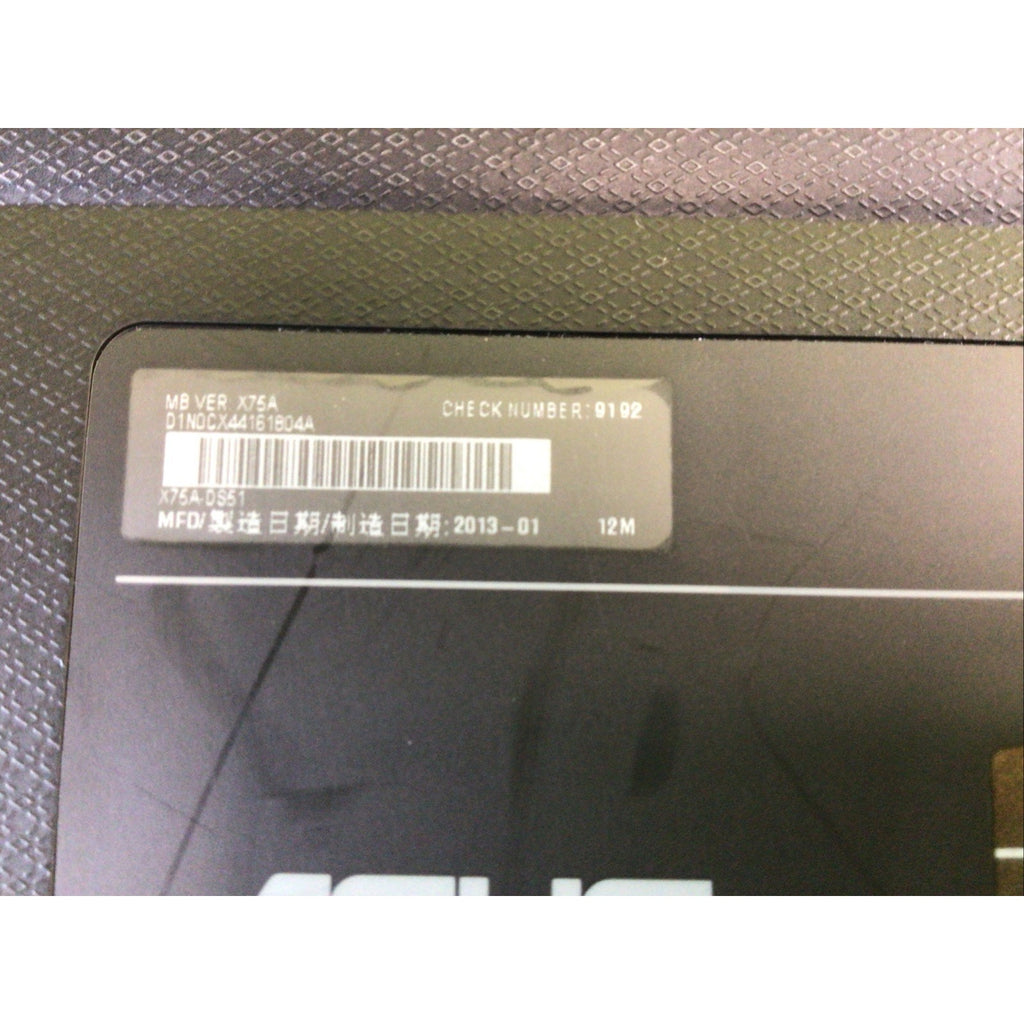 ASUS X75A Series Bottom Housing Cover