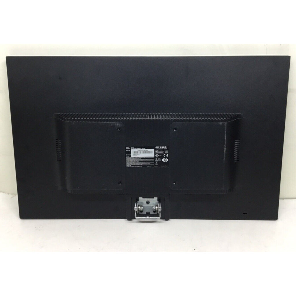 Lot 2x Hyundai Q226L 22" 1080p LED Monitors VGA DVI-D Black No Stand