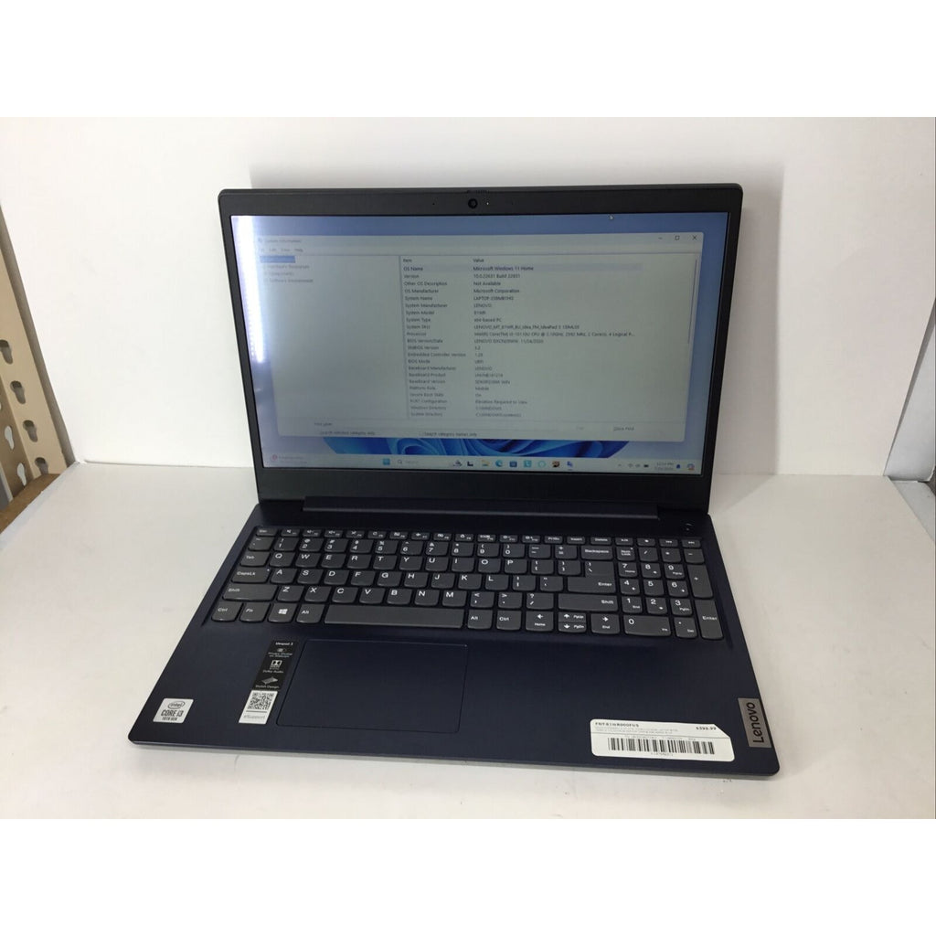 Lenovo IdeaPad 3 - i3-10110U, 8GB RAM, 240GB SSD (15IML05)