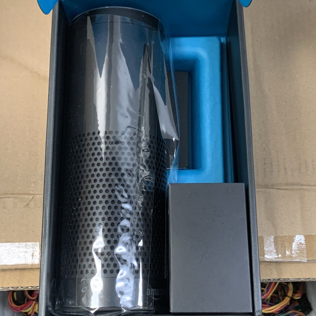 NEW Amazon Echo Bluetooth Wi-Fi Smart Speaker with Alexa 1st Gen Black - Unused