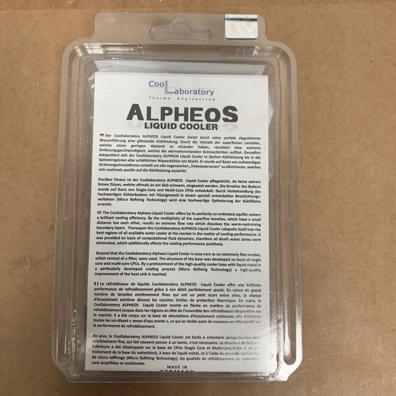 Coollaboratory Alpheos Liquid Cooler Intel Edition