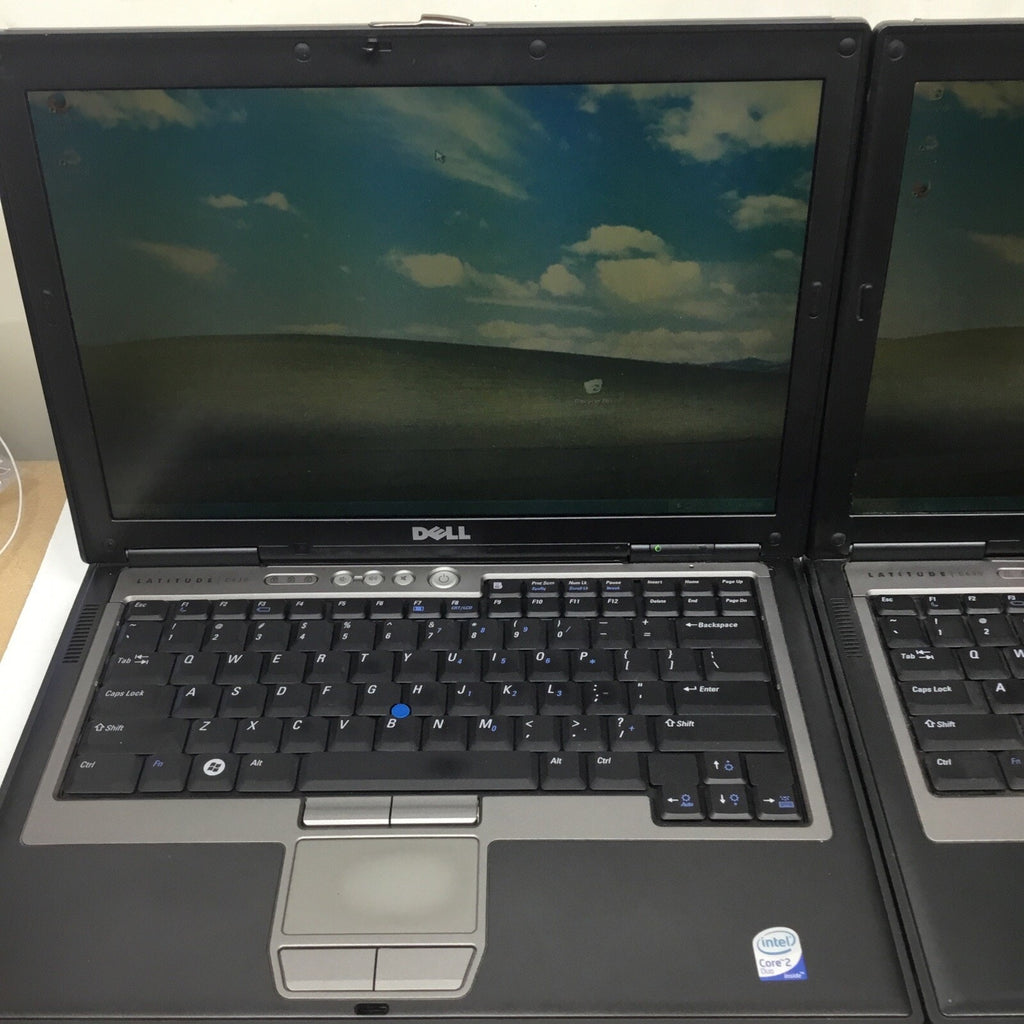 Lot of 2 Dell Latitude D630 3.5GB Laptop WindowsXP DVD/CD Intel Core 2 Duo 500GB