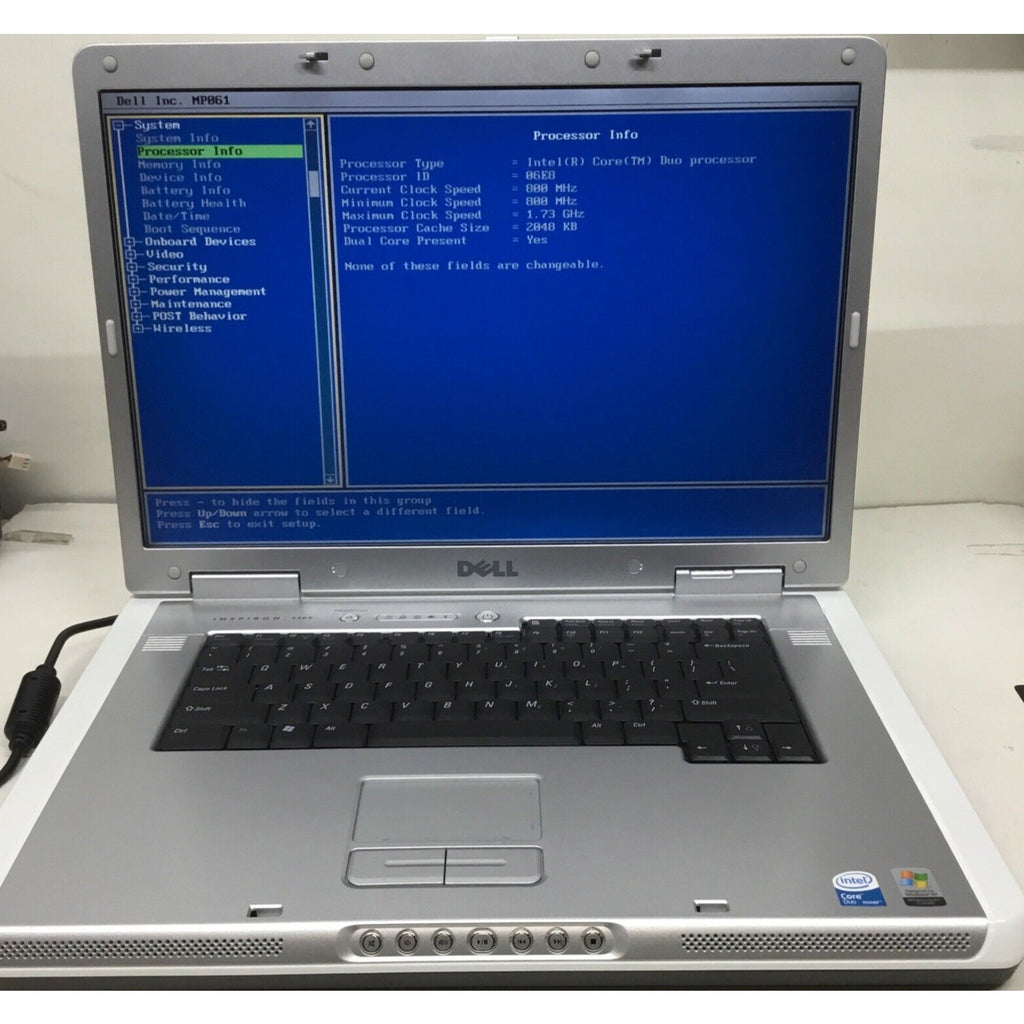 Dell Inspiron 9400 Laptop (PP05XB) - Parts ONLY No Adapter (READ DESC)