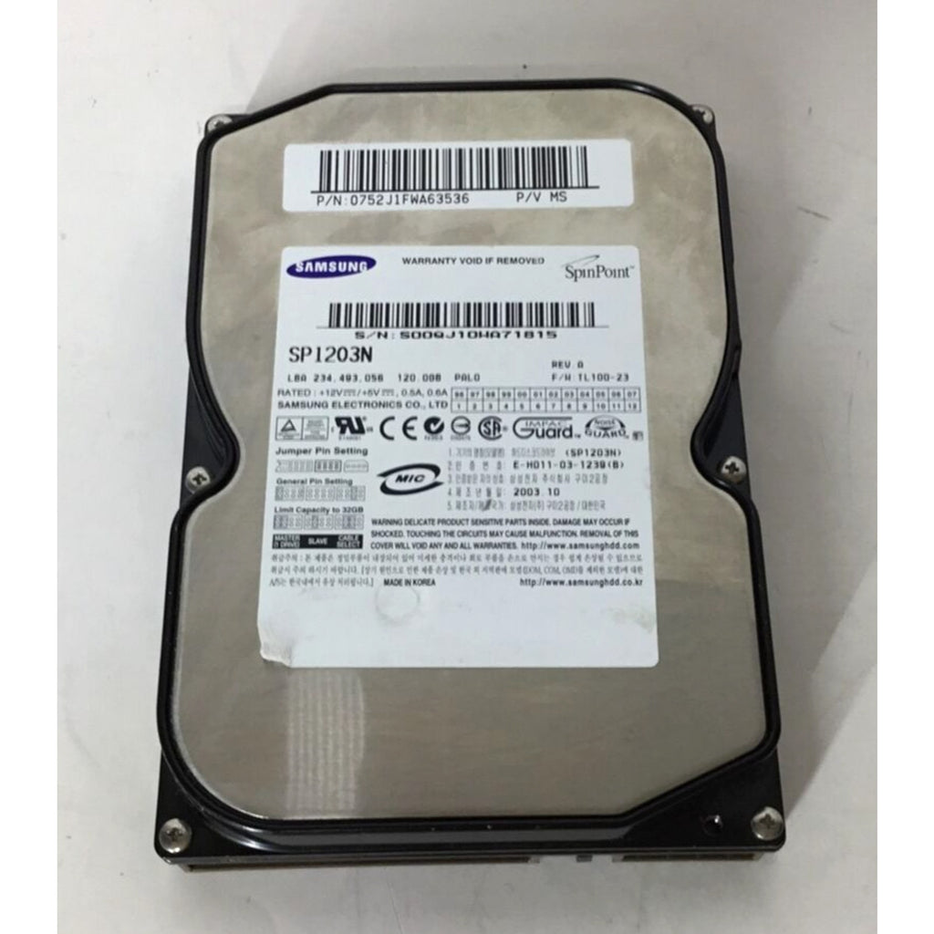 Samsung SP1203N 120GB Spinpoint ATA Hard Disk Drive
