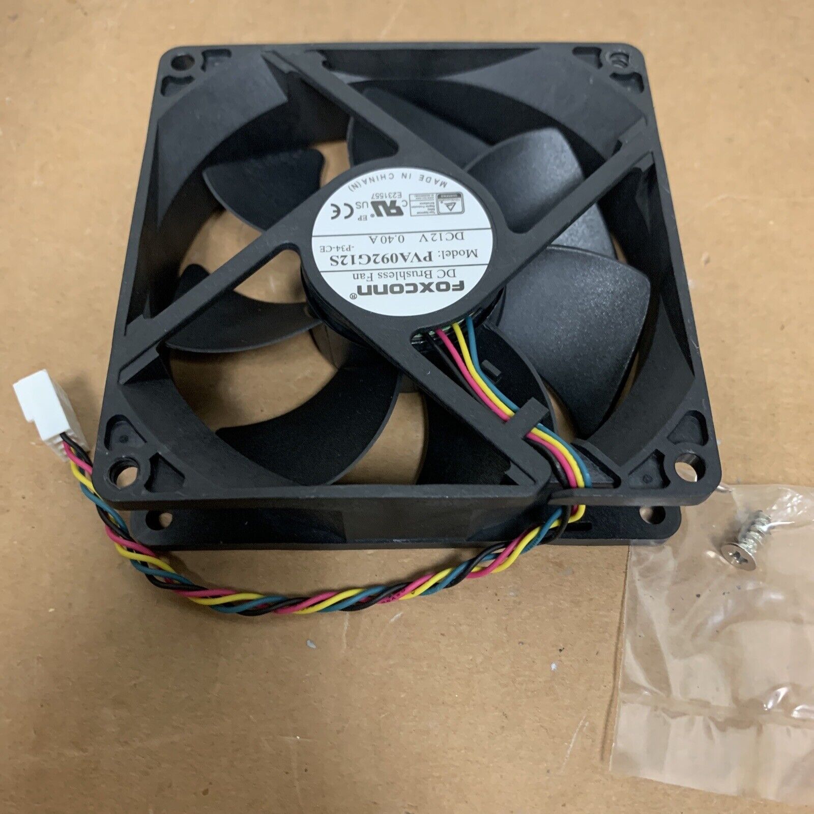 Foxconn PVA092G12S-P34-CE 90x90x25mm Case Cooling Fan For HP Pavilion Computers
