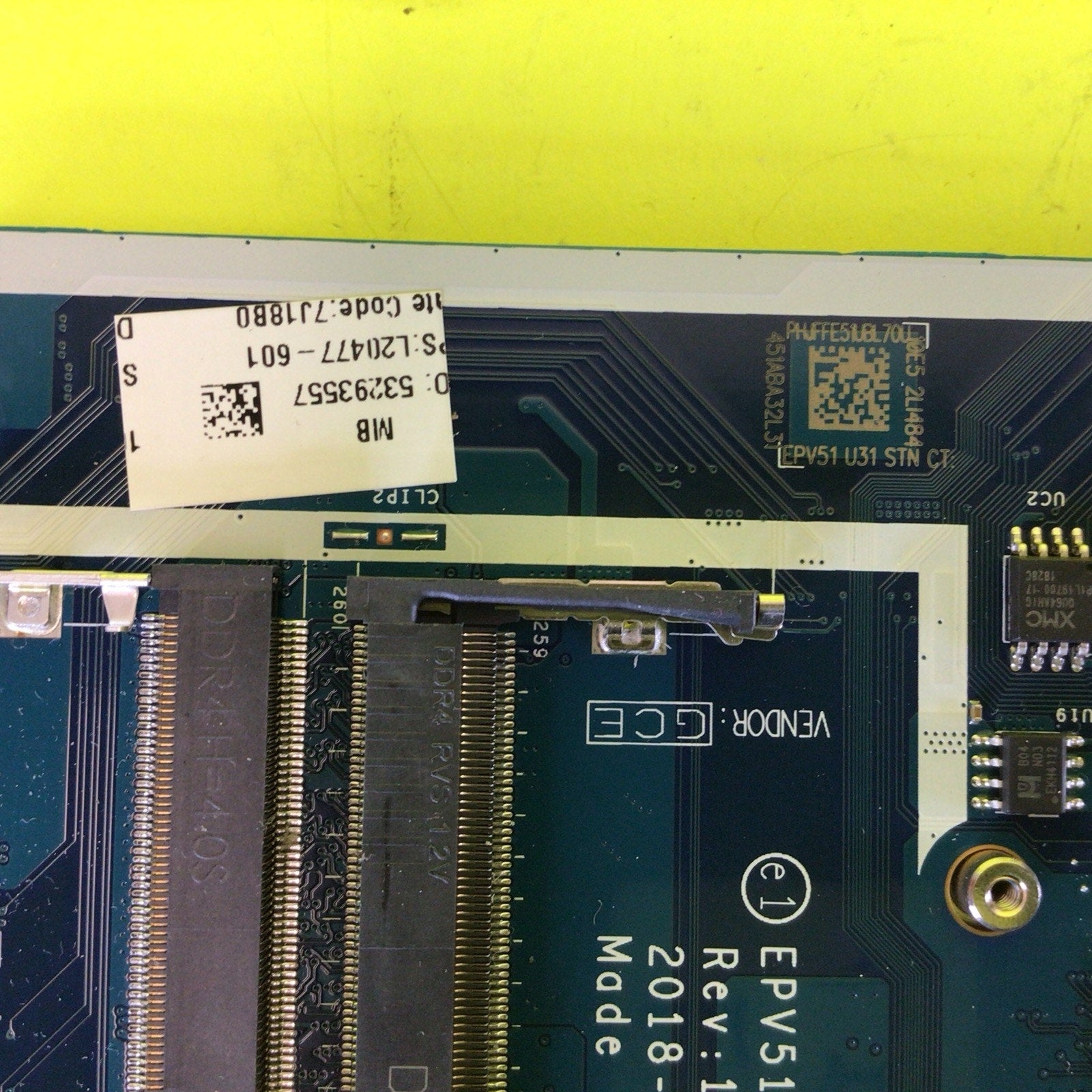 HP 15-DB Notebook AMD A9-9425 3.10 GHz DDR4 Motherboard L20477-601