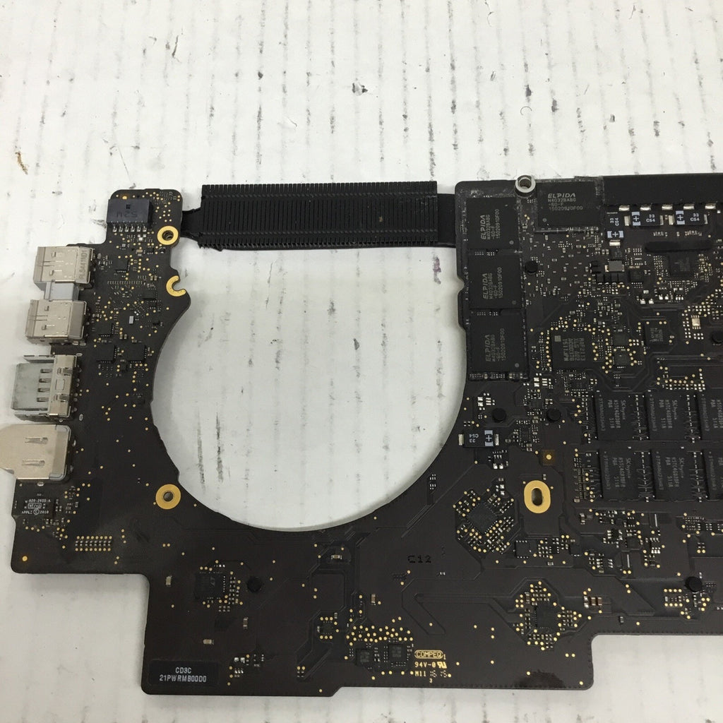 Parts Only - MacBook Pro 2015 15" A1398 2.5GHz 16GB RAM Logic Board - Parts Only