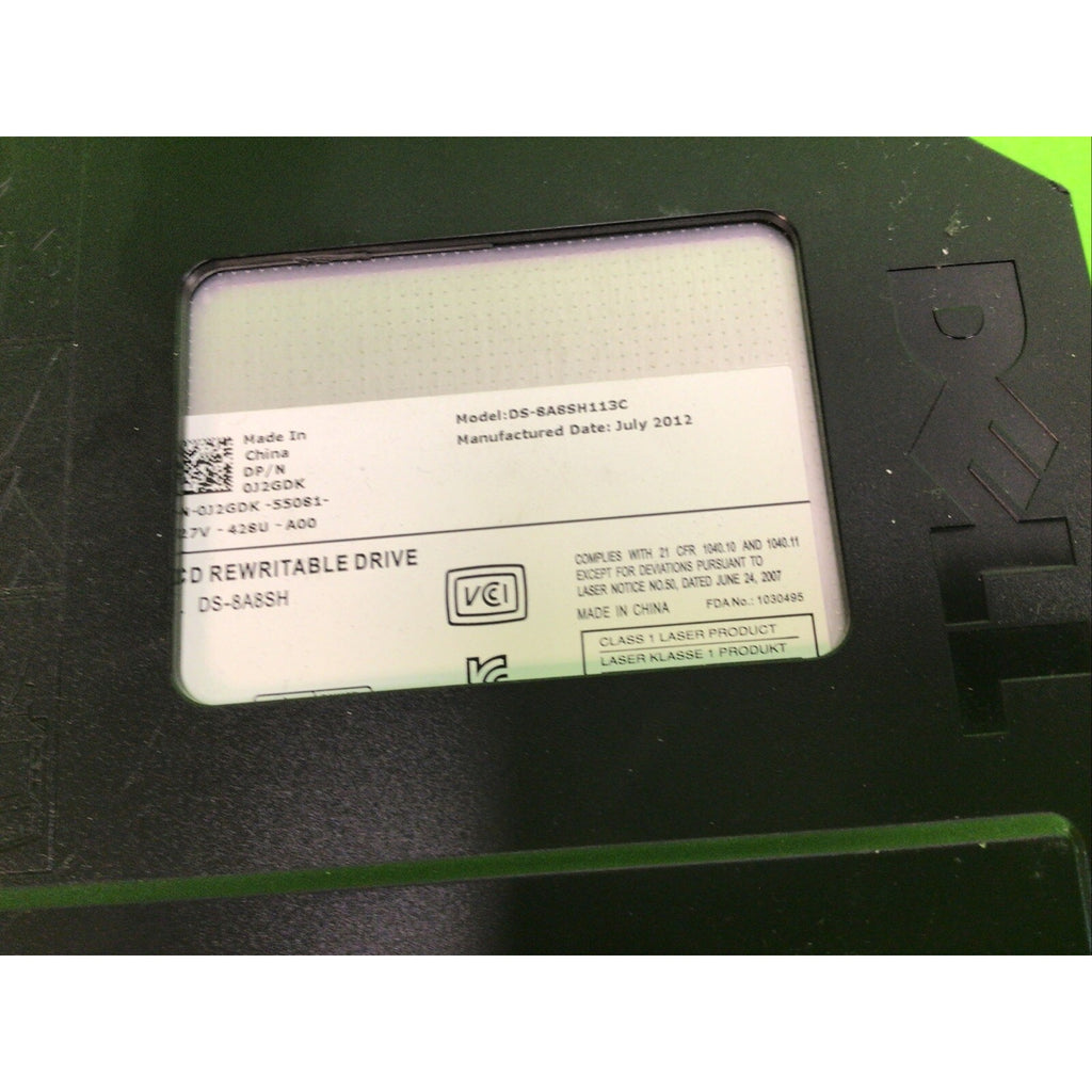Dell Rewritable CD DVD Drive DS-8A8SH113C J2GDK