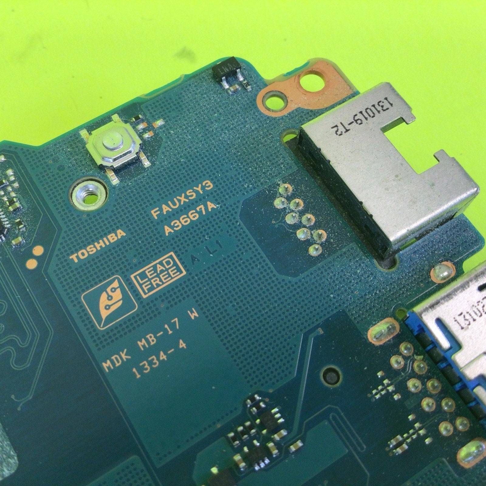 Toshiba FAUXSY3-A3667A Motherboard Intel core i7 4600U for Toshiba Z30-A Series