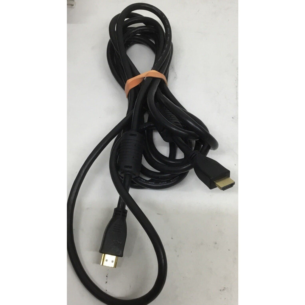 15FT HDMI Cable Black 28 AWG Male to Male Cord with Ferrite Cores TV PC 4K HD