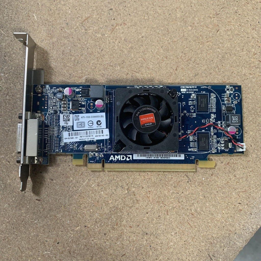 ATI Radeon HD 6350 Dual Head Graphics Card 512MB PCIe 637995-001 ATI-102C09003B