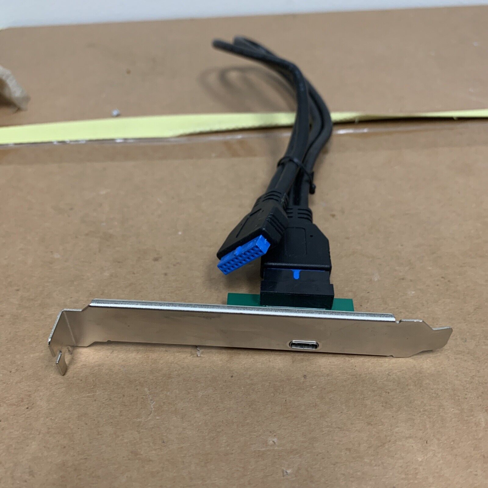 1-Port USB 3.0 Motherboard 20 pin to USB-C 3.1 Type C External Bracket For PC