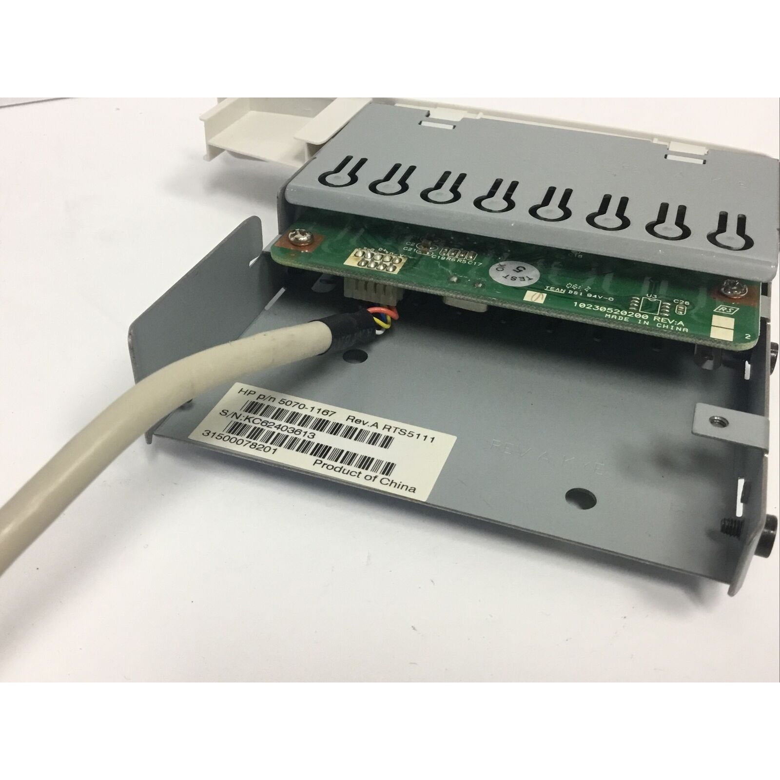 HP Compaq Front I/O Smart Media MMC MS SD Memory Card Reader P/N 5070-1167