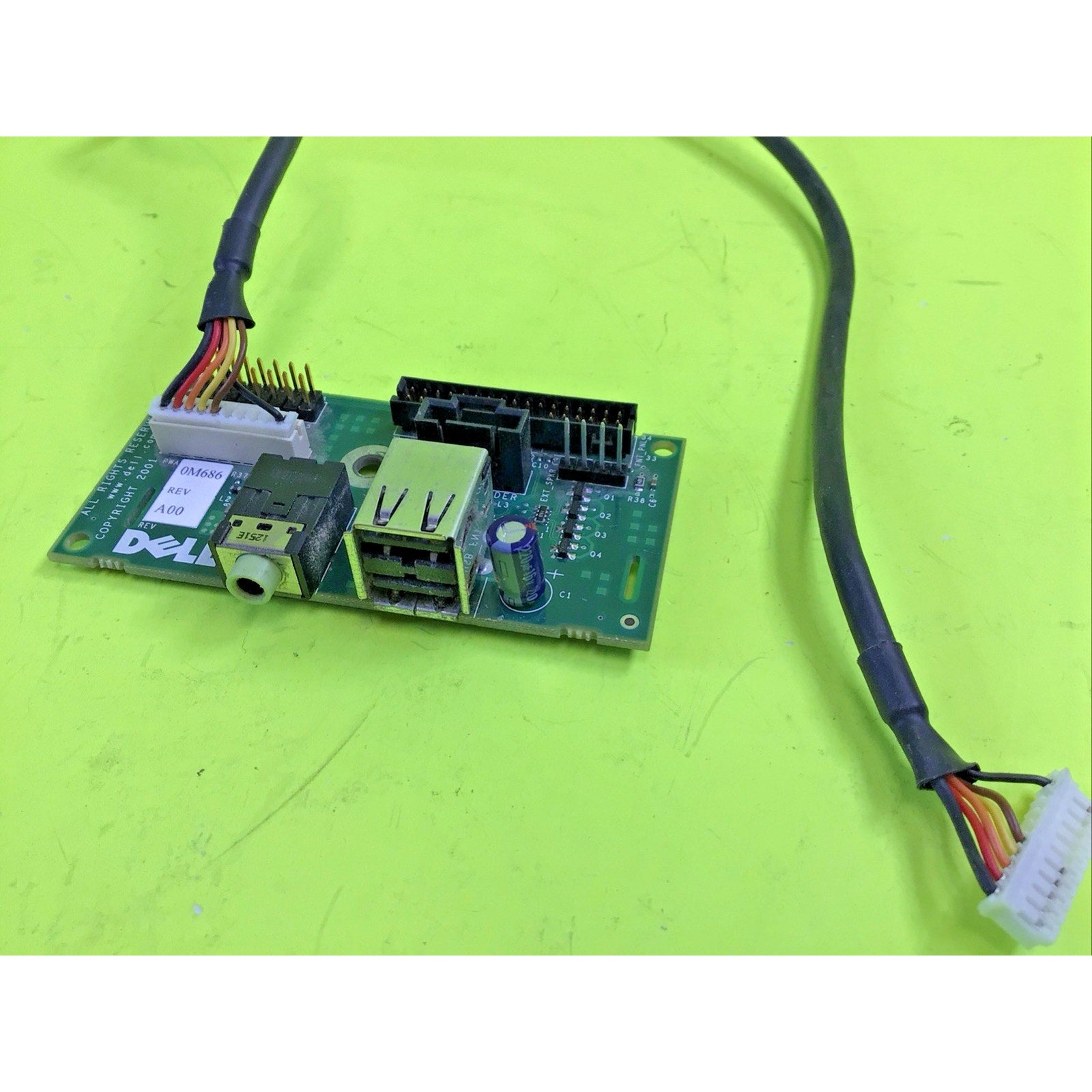 Dell 0M686 Front USB Audio Headphone & Microphone Panel I/O Tested Working