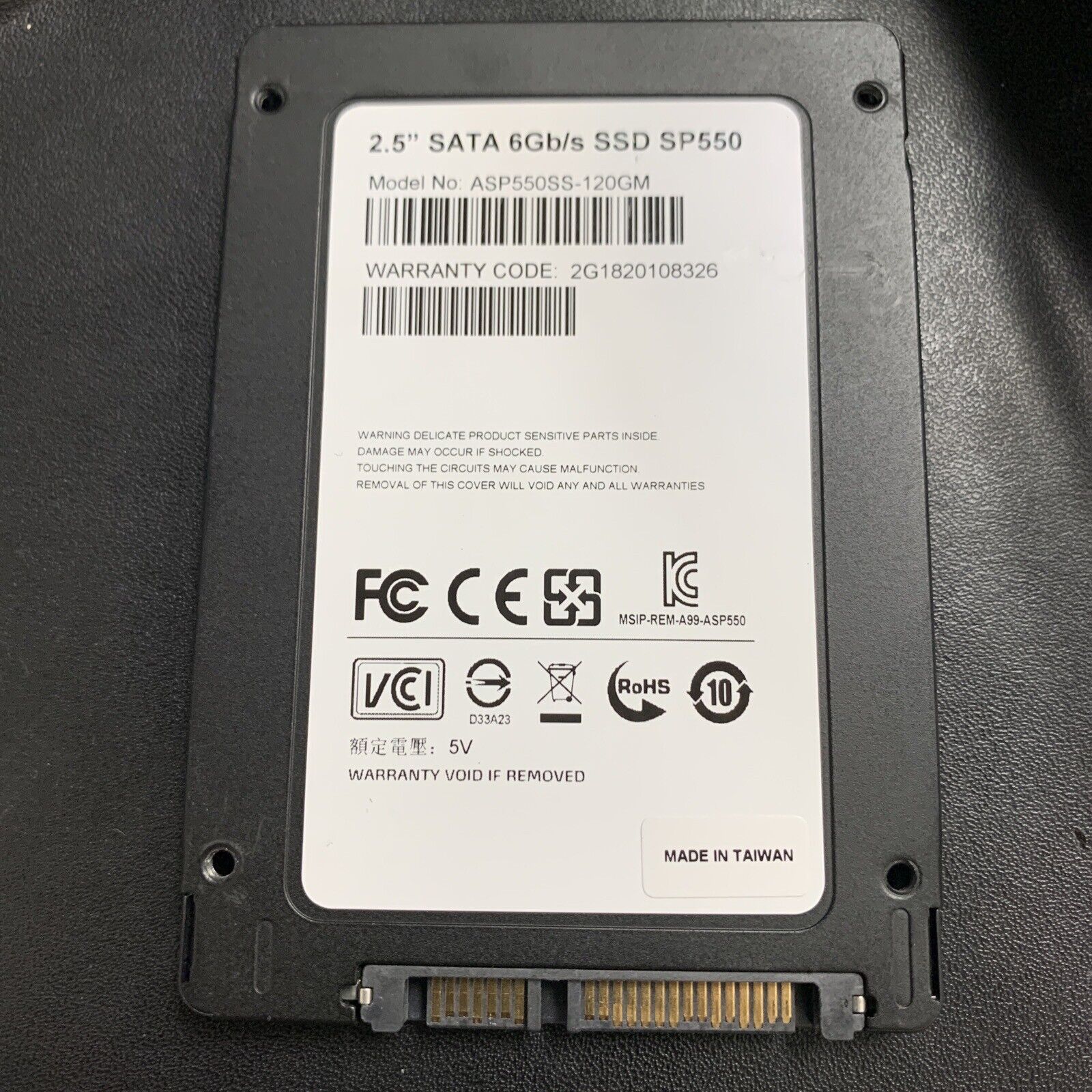 ADATA Premier SP550 SSD 120GB 2.5" SATA Laptop Solid State Drive ASP550SS-120GM