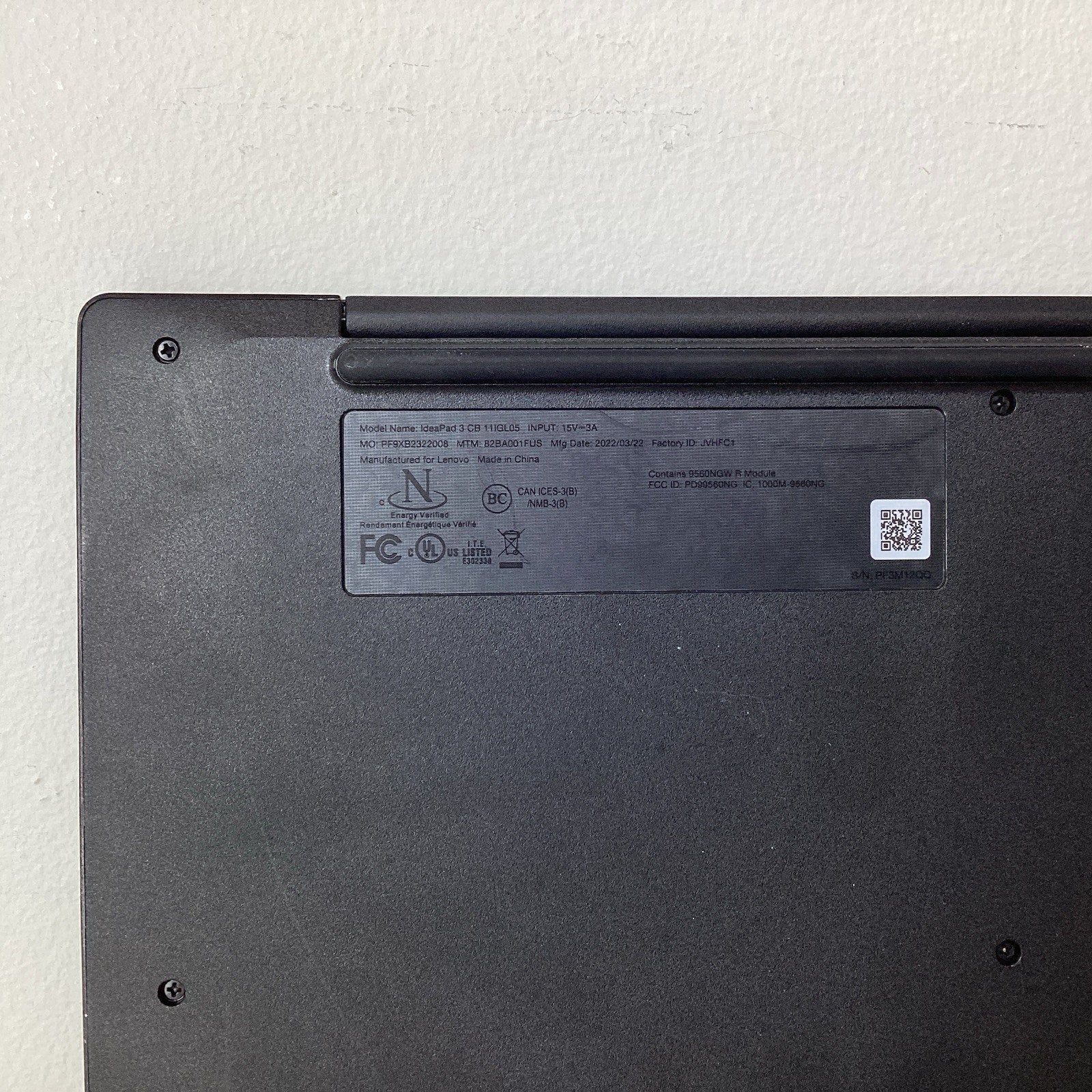 Lenovo IdeaPad 3 CB 11IGL05 11.6" HD Celeron N4020 1.1GHz Intel UHD Chromebook