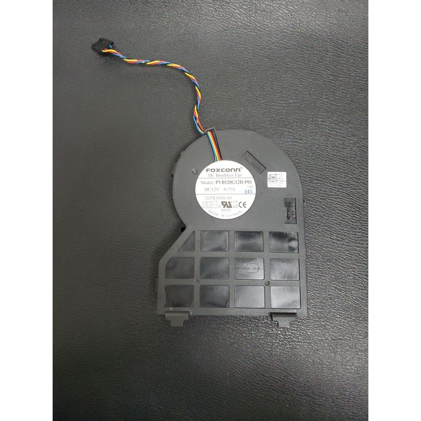 Foxconn PVB120G12H-P01 12V 0.75 4Wire For DELL OptiPlex 790 990 390 SFF CPU Fan