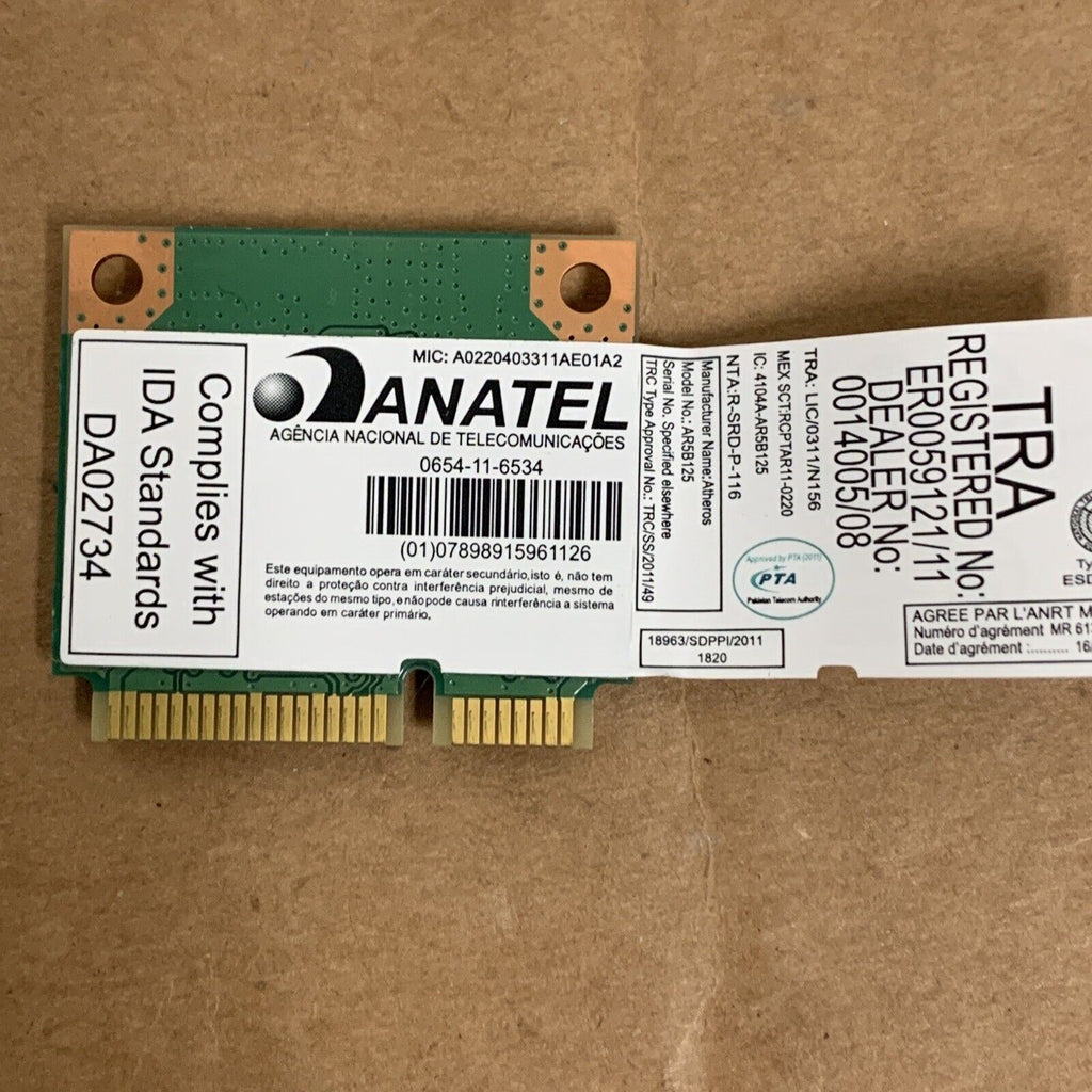 Dell MXX0D WiFi Wireless Card 802.11 b/g/n 0MXX0D - 73614 DW1506