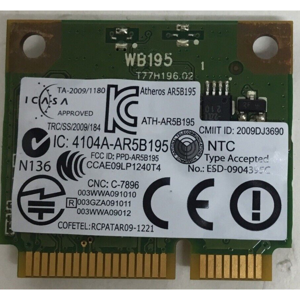 Dell Vostro V130 WIFI Wireless Card CN-0FJJTN AR5B195