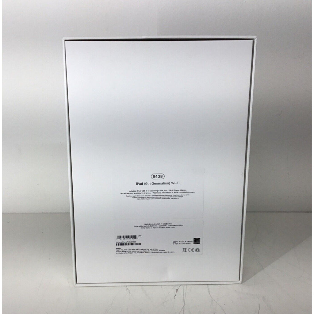 iPad 9th Generation Wi-Fi 64GB Silver BOX ONLY