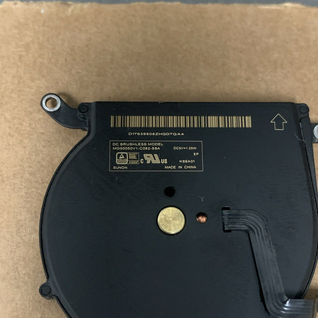APPLE MACBOOK AIR A1466 EMC 2925 13" LAPTOP THERMAL CPU COOLING FAN 922-9643