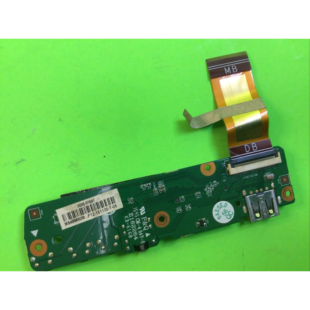 Lenovo Yoga 300-11IBR Series SD USB Audio Card Reader Board + Cable 3005-01681