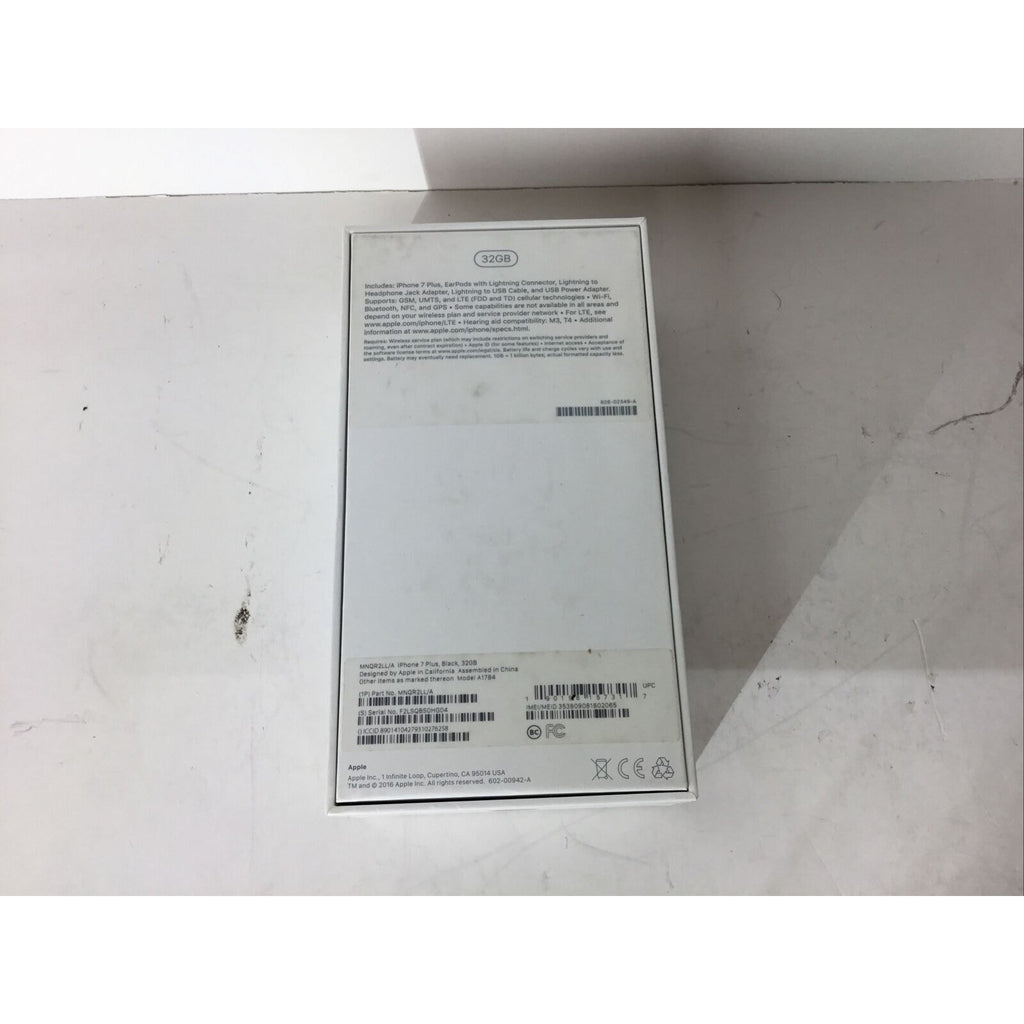 Apple iPhone 7 Plus Box Only- Black 32GB