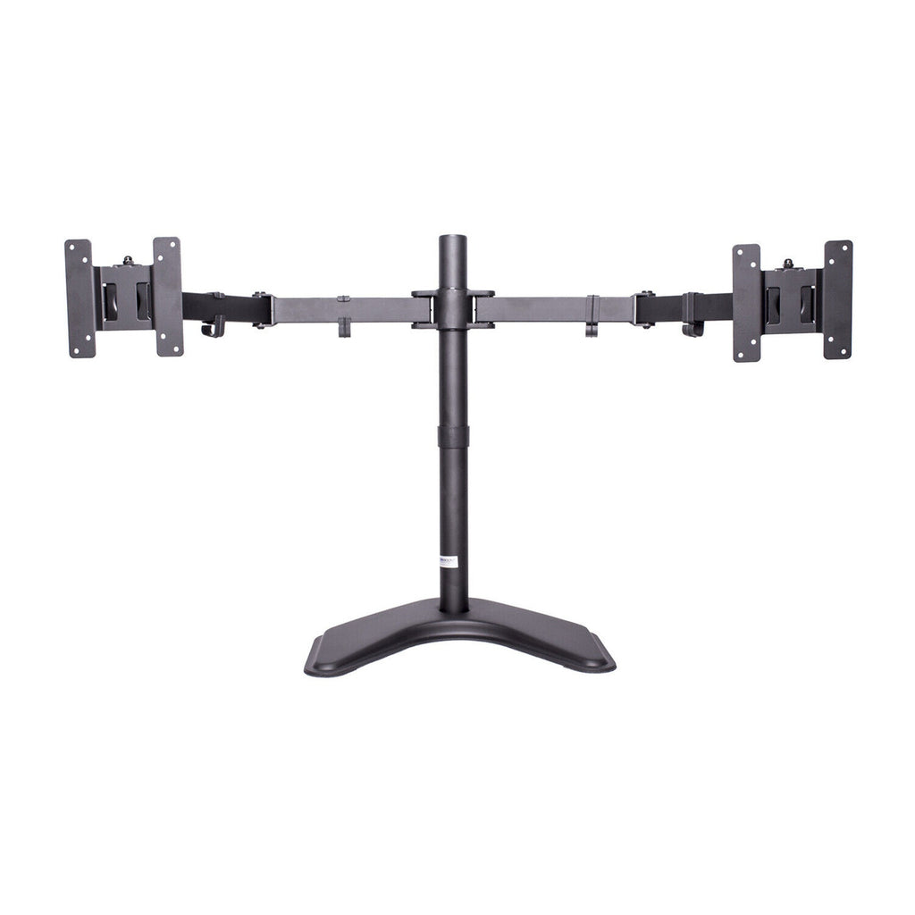 Dual Desktop Monitor Mount - Freestanding - For Up to 24" Displays