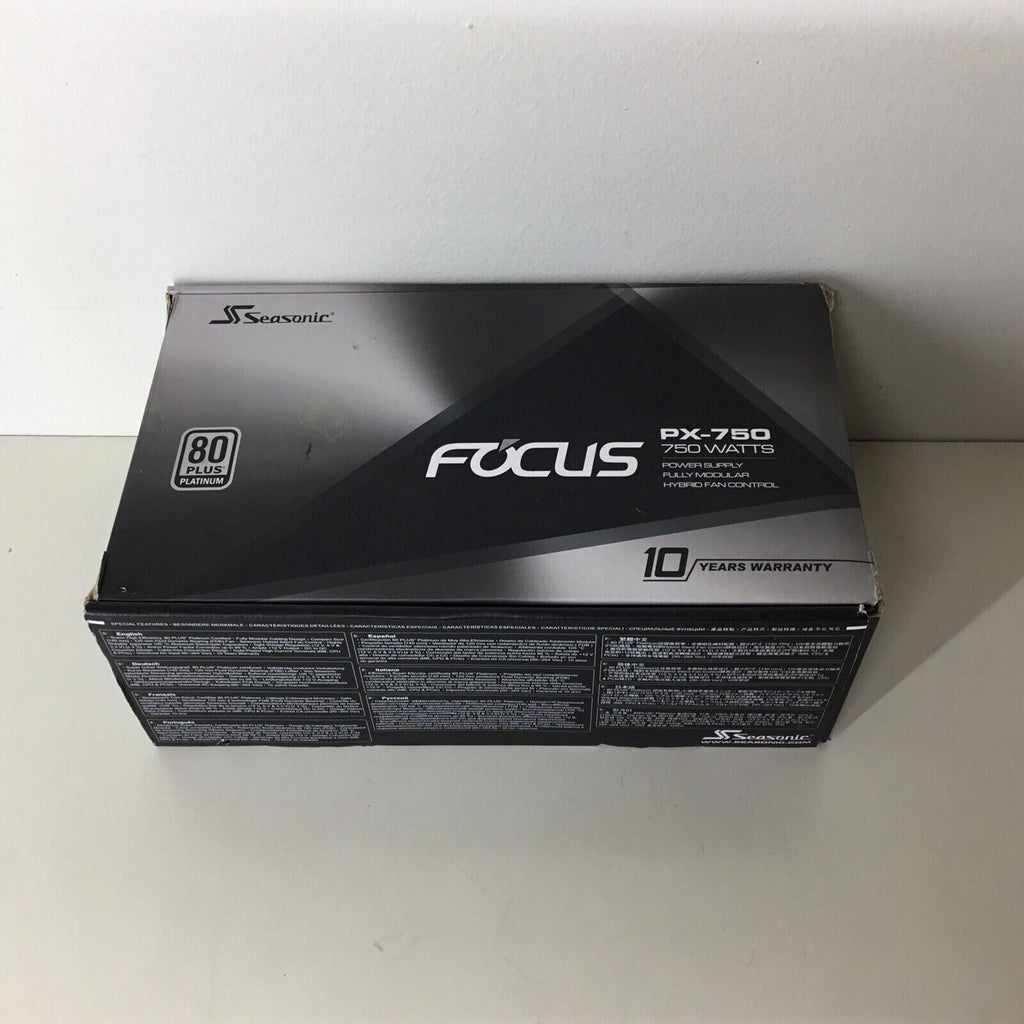 SeaSonic Focus SSR-750PX 750W Power Supply - Modular Cables Not Included