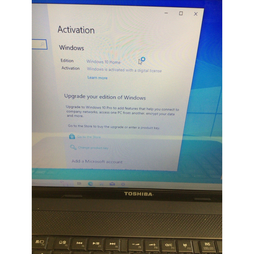 Toshiba Satellite C855-S5308 Core i3-3110 8GB RAM 240GB SSD Windows 10