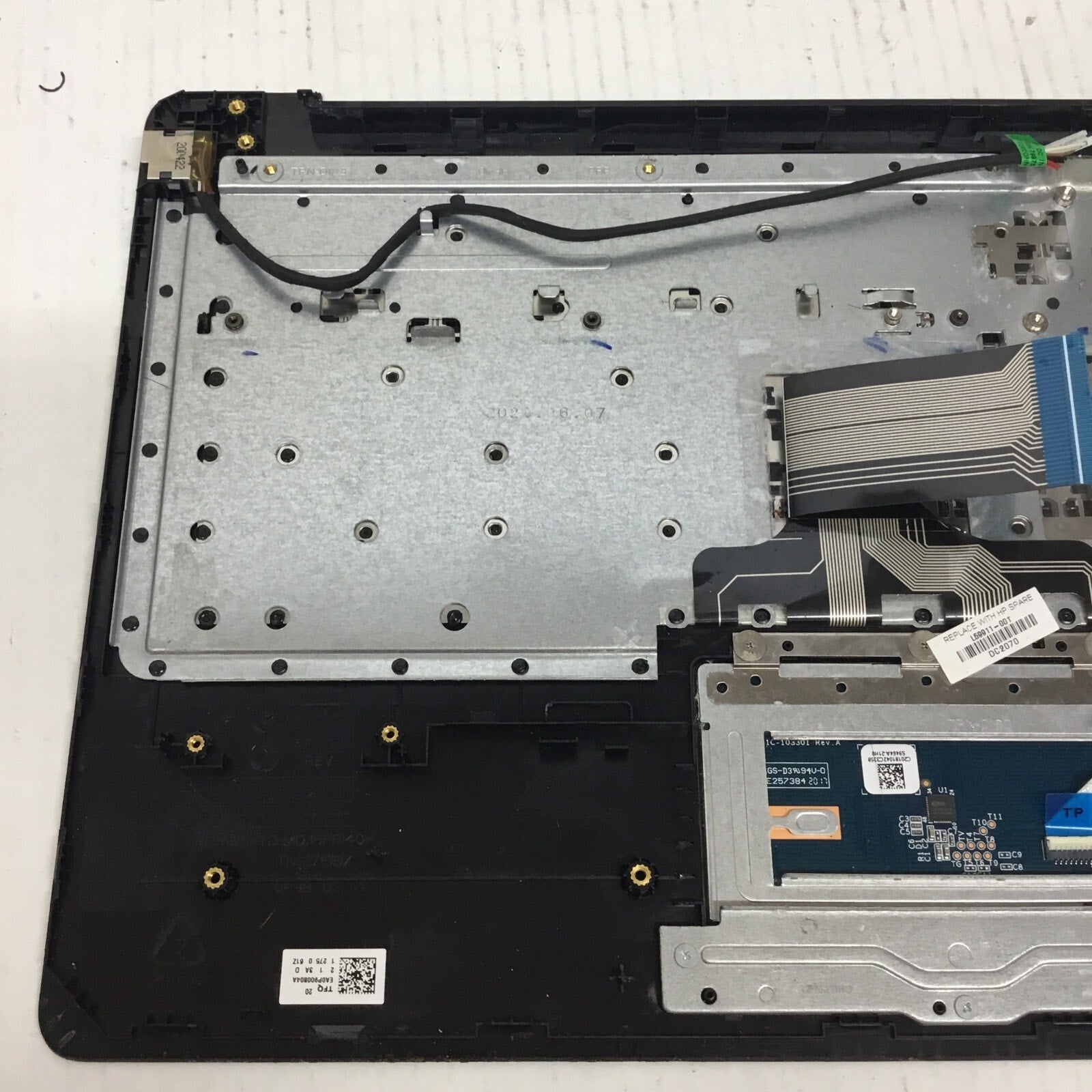 For Parts HP STREAM 14-CB174WM KEYBOARD PALMREST L59911-001