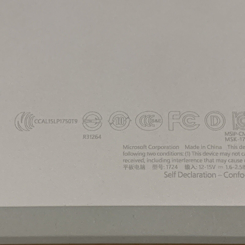 Microsoft Surface Pro 4 256GB Intel Core i7 16GB RAM 1724 BAD Touchscreen