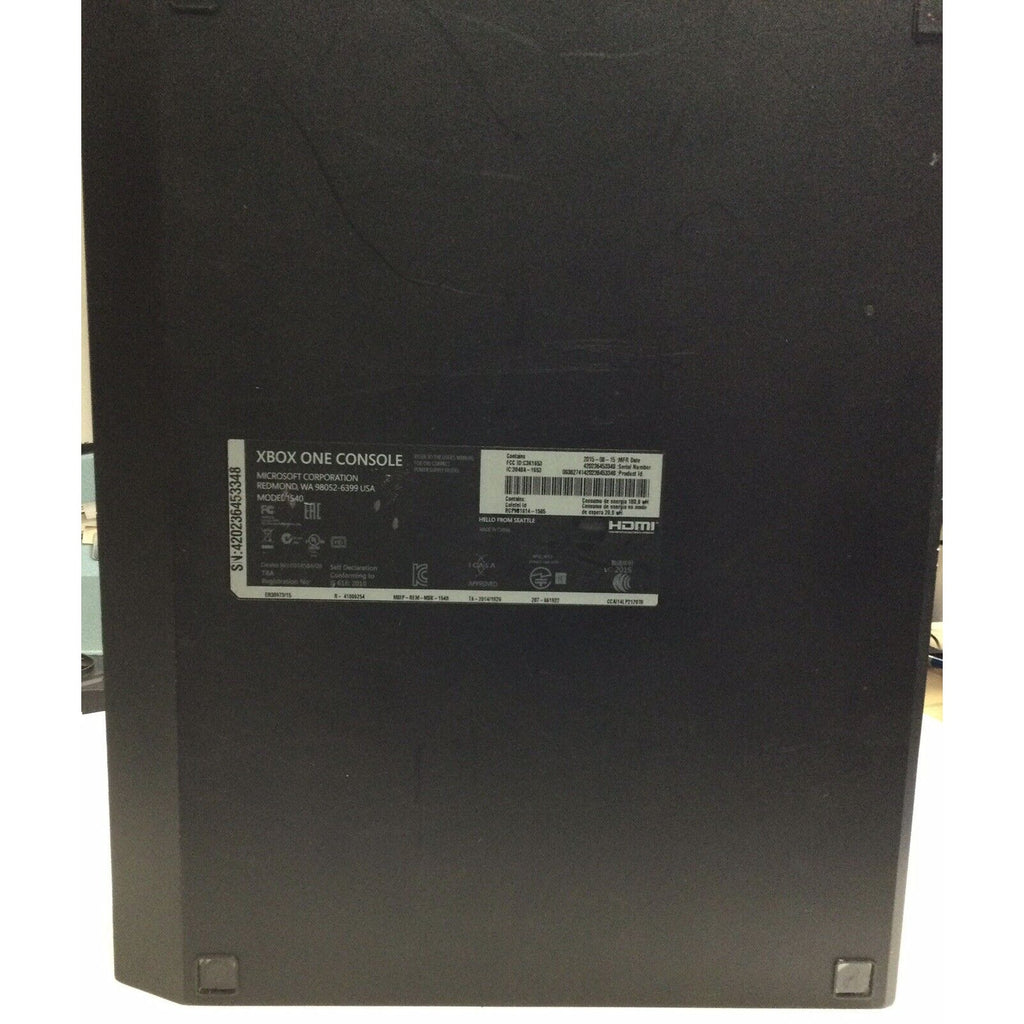 Microsoft Xbox One - Black (model 1540)(For Parts, Not Working)
